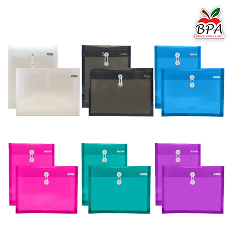 Bazic • Sobre plástico - tamaño carta (variedad de colores)